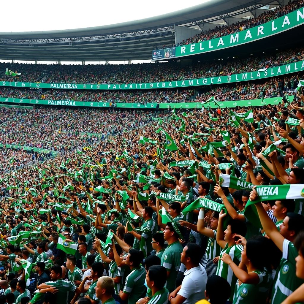 星空体育网页版入口-帕尔梅拉斯球迷现场助威，激发球队夺冠斗志